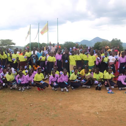 Students and community at Ayaa Senior Secondary School, Magwi, South Sudan